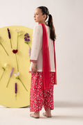 kids-clothes-mkd-ef25-66r1-white by Maria B Kids - Designer Dress  - Type : KidsClothes - Available at Libasekhas UK - 100% Original 
