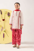 kids-clothes-mkd-ef25-66r1-white by Maria B Kids - Designer Dress  - Type : KidsClothes - Available at Libasekhas UK - 100% Original 