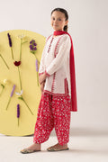 kids-clothes-mkd-ef25-66r1-white by Maria B Kids - Designer Dress  - Type : KidsClothes - Available at Libasekhas UK - 100% Original 