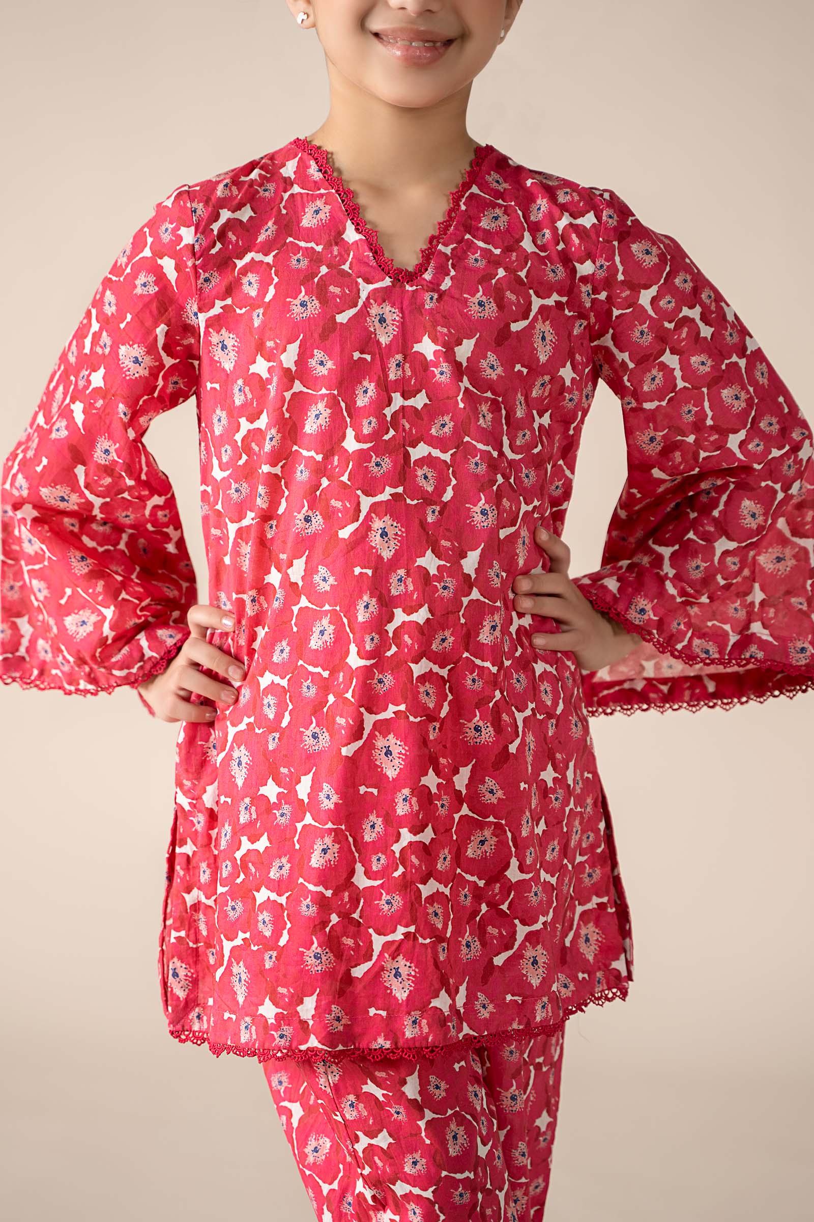Maria B | 2 Piece Printed Lawn Suit | MKD-EF25-69 - by - Libasekhas UK - Registered Vendor of : Maria B - 100% Original Designer Dresss