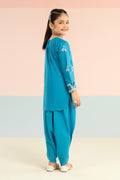 kids-clothes-mkd-ef26-01-blue by Maria B Kids - Designer Dress  - Type : KidsClothes - Available at Libasekhas UK - 100% Original 