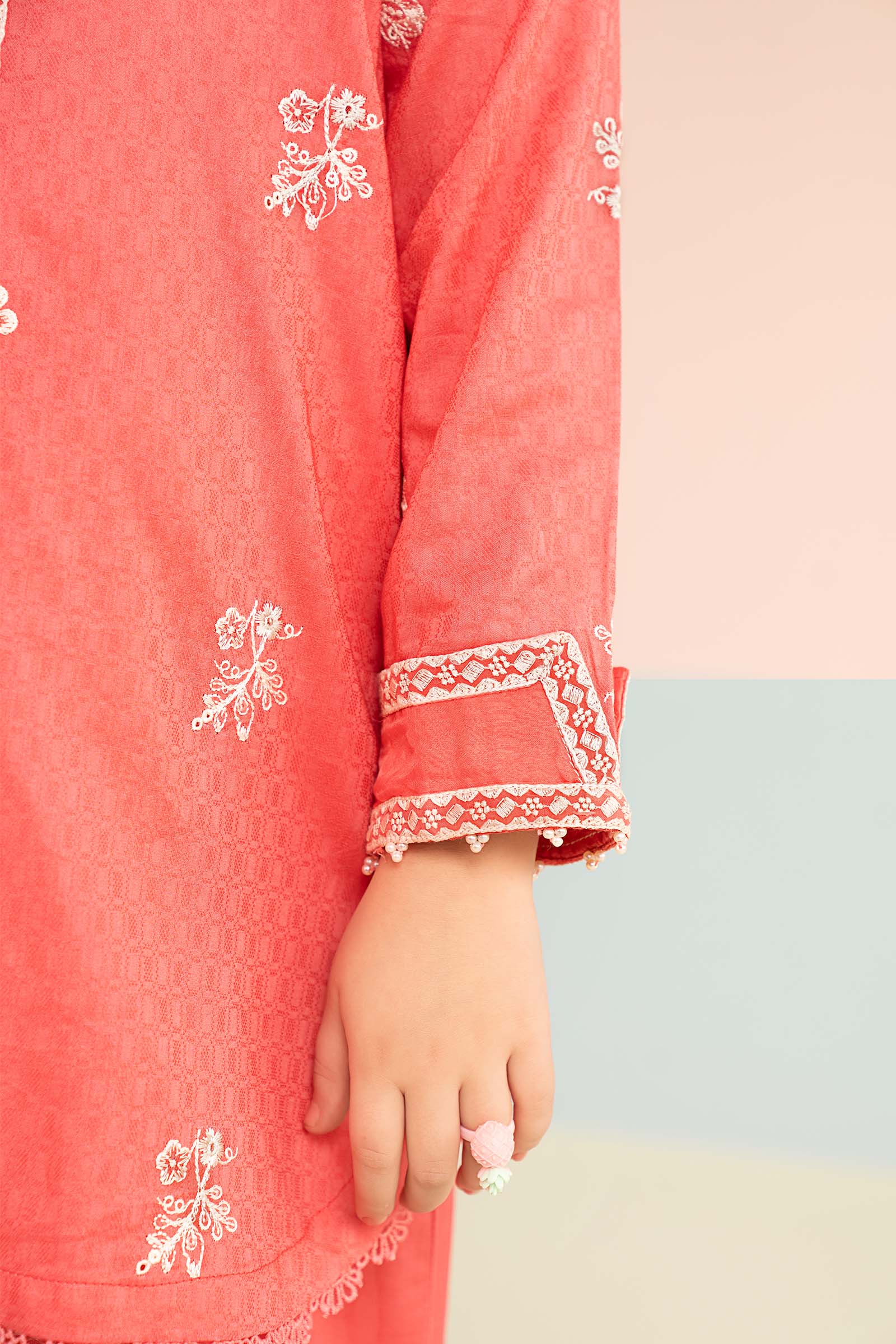 kids-clothes-mkd-ef26-01-pink by Maria B Kids - Designer Dress  - Type : KidsClothes - Available at Libasekhas UK - 100% Original 