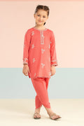 2 Piece Embroidered Dobby Lawn Suit - Kids Clothing - available at Maria Faisal in UK and USA.