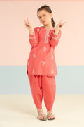 2 Piece Embroidered Dobby Lawn Suit - Kids Clothing - available at Maria Faisal in UK and USA.