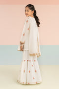 kids-clothes-mkd-ef26-04-white-and-red by Maria B Kids - Designer Dress  - Type : KidsClothes - Available at Libasekhas UK - 100% Original 