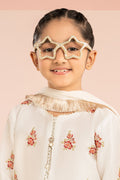kids-clothes-mkd-ef26-04-white-and-red by Maria B Kids - Designer Dress  - Type : KidsClothes - Available at Libasekhas UK - 100% Original 
