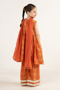 kids-clothes-mkd-ef26-07-orange by Maria B Kids - Designer Dress  - Type : KidsClothes - Available at Libasekhas UK - 100% Original 