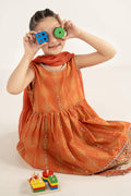 kids-clothes-mkd-ef26-07-orange by Maria B Kids - Designer Dress  - Type : KidsClothes - Available at Libasekhas UK - 100% Original 