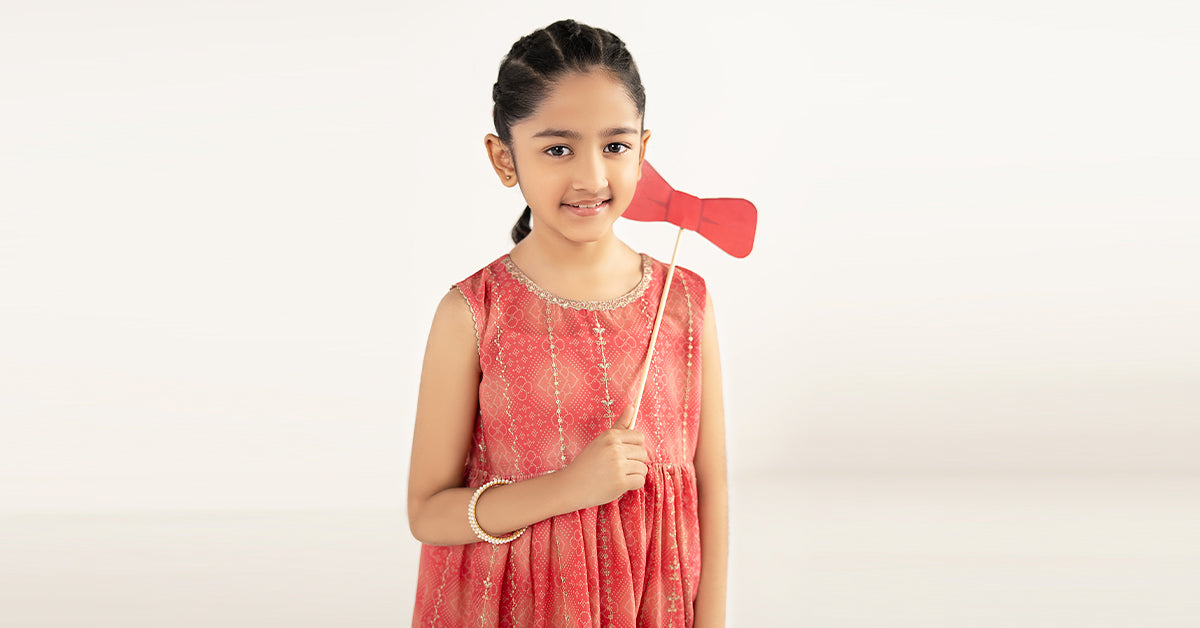 kids-clothes-mkd-ef26-07-pink by Maria B Kids - Designer Dress  - Type : KidsClothes - Available at Libasekhas UK - 100% Original 