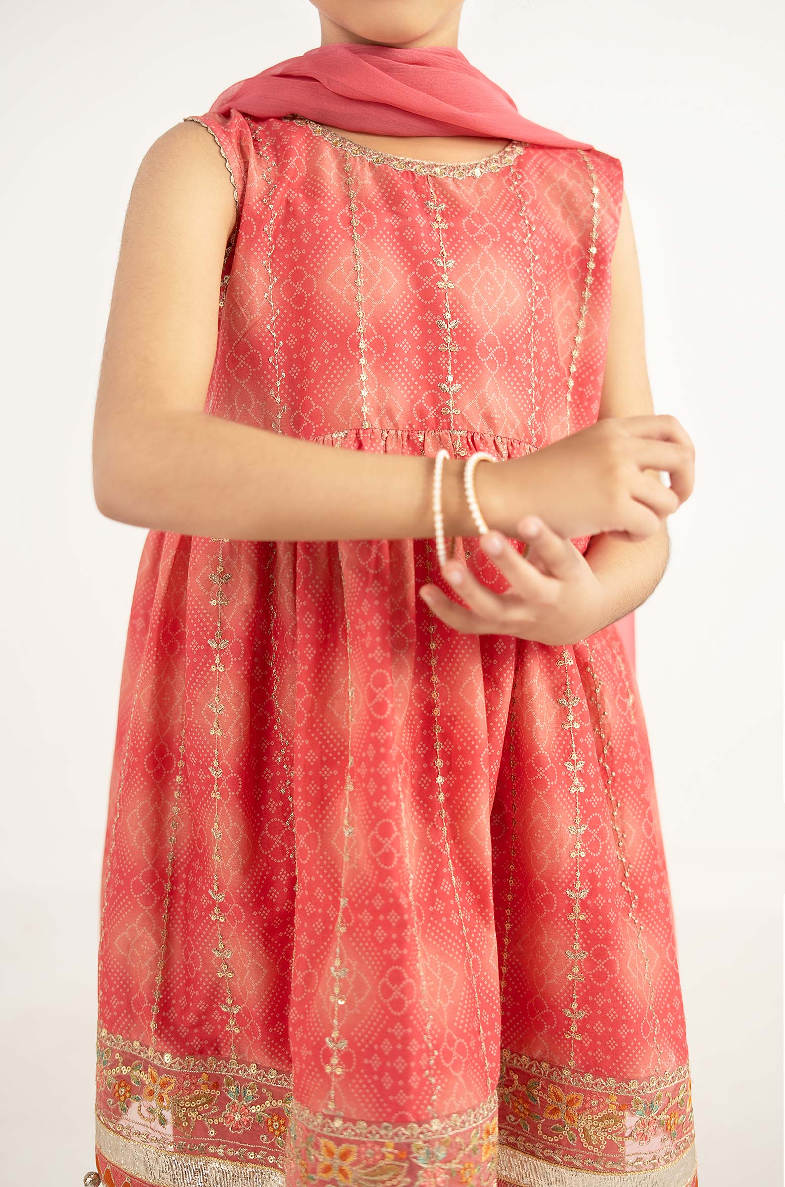 kids-clothes-mkd-ef26-07-pink by Maria B Kids - Designer Dress  - Type : KidsClothes - Available at Libasekhas UK - 100% Original 