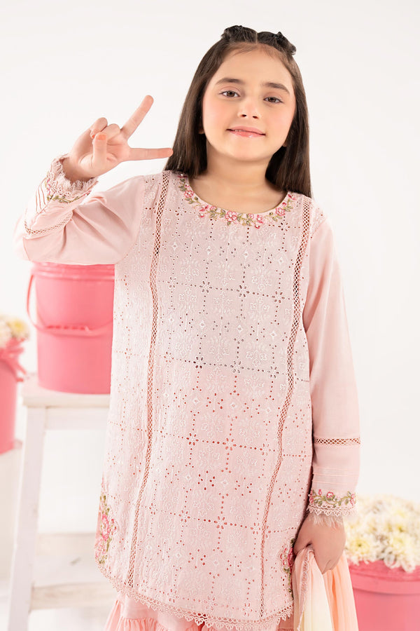kids-clothes-mkd-ef26-09-pink by Maria B Kids - Designer Dress  - Type : KidsClothes - Available at Libasekhas UK - 100% Original 