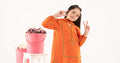 kids-clothes-mkd-ef26-11-orange by Maria B Kids - Designer Dress  - Type : KidsClothes - Available at Libasekhas UK - 100% Original 