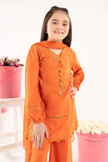 kids-clothes-mkd-ef26-11-orange by Maria B Kids - Designer Dress  - Type : KidsClothes - Available at Libasekhas UK - 100% Original 