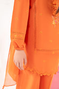 kids-clothes-mkd-ef26-11-orange by Maria B Kids - Designer Dress  - Type : KidsClothes - Available at Libasekhas UK - 100% Original 
