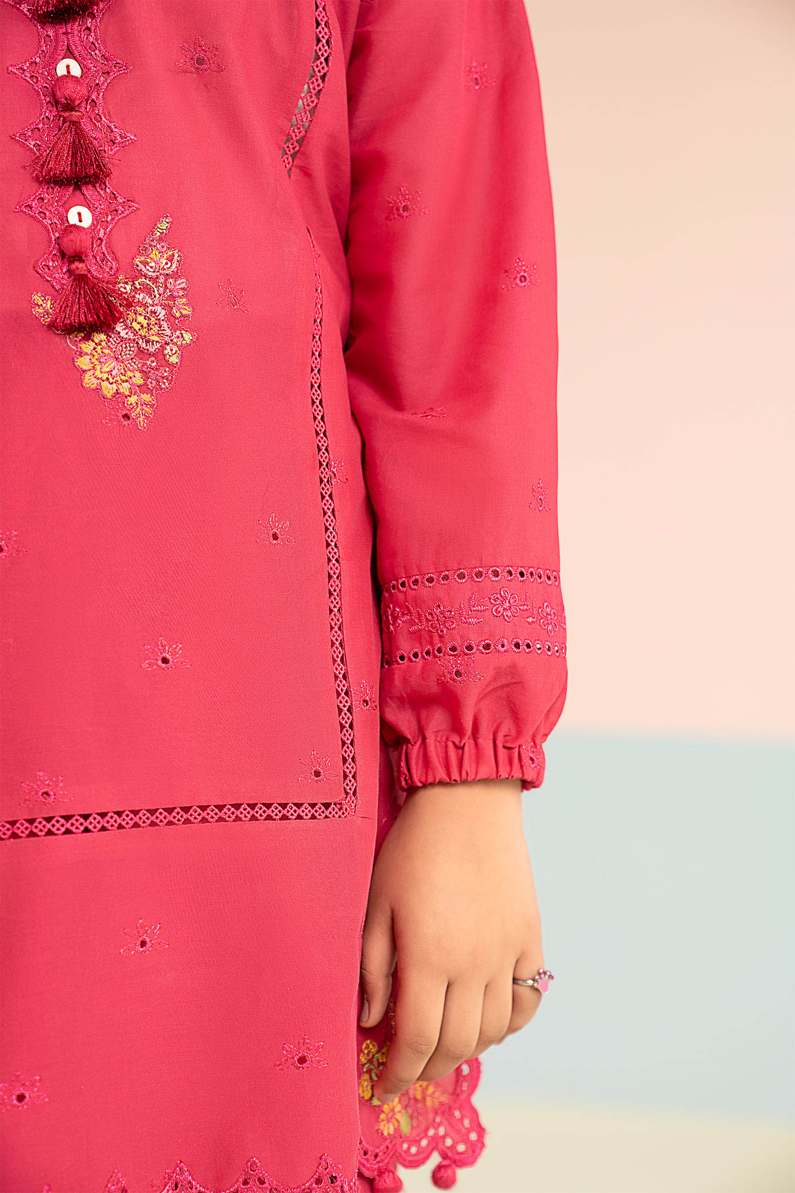 kids-clothes-mkd-ef26-11-pink by Maria B Kids - Designer Dress  - Type : KidsClothes - Available at Libasekhas UK - 100% Original 