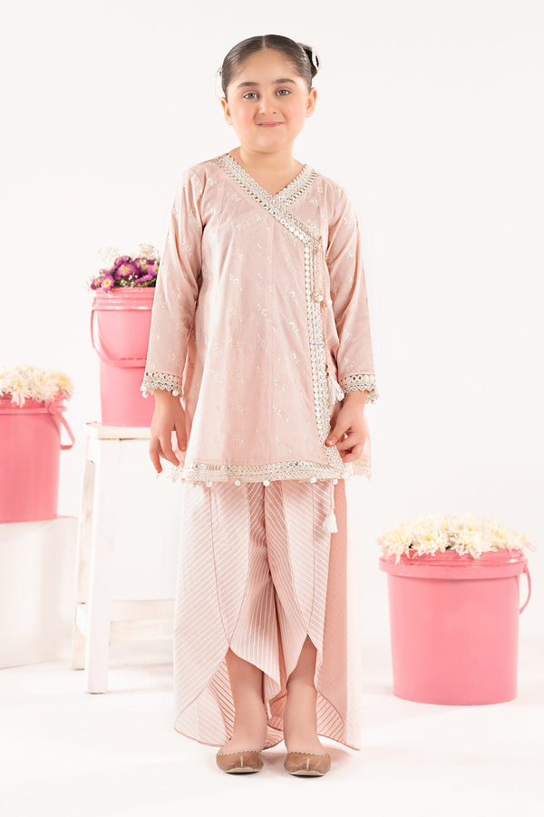 kids-clothes-mkd-ef26-12-pink by Maria B Kids - Designer Dress  - Type : KidsClothes - Available at Libasekhas UK - 100% Original 