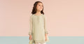 3 Piece Embroidered Striped Lurex Yarn Dyed Suit - Kids Clothing - available at Maria Faisal in UK and USA.