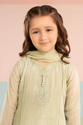 3 Piece Embroidered Striped Lurex Yarn Dyed Suit - Kids Clothing - available at Maria Faisal in UK and USA.