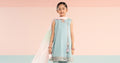 3 Piece Embroidered Paper Cotton Suit - Kids Clothing - available at Maria Faisal in UK and USA.