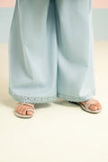3 Piece Embroidered Paper Cotton Suit - Kids Clothing - available at Maria Faisal in UK and USA.