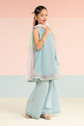 3 Piece Embroidered Paper Cotton Suit - Kids Clothing - available at Maria Faisal in UK and USA.
