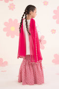 kids-clothes-mkd-ea26-14-white-and-pink by Maria B Kids - Designer Dress  - Type : KidsClothes - Available at Libasekhas UK - 100% Original 