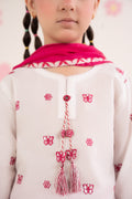 kids-clothes-mkd-ea26-14-white-and-pink by Maria B Kids - Designer Dress  - Type : KidsClothes - Available at Libasekhas UK - 100% Original 