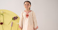 kids-clothes-mkd-ef26-15-off-white by Maria B Kids - Designer Dress  - Type : KidsClothes - Available at Libasekhas UK - 100% Original 
