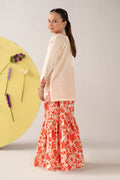 kids-clothes-mkd-ef26-15-off-white by Maria B Kids - Designer Dress  - Type : KidsClothes - Available at Libasekhas UK - 100% Original 
