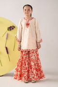 kids-clothes-mkd-ef26-15-off-white by Maria B Kids - Designer Dress  - Type : KidsClothes - Available at Libasekhas UK - 100% Original 