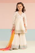 kids-clothes-mkd-ef26-17-off-white by Maria B Kids - Designer Dress  - Type : KidsClothes - Available at Libasekhas UK - 100% Original 