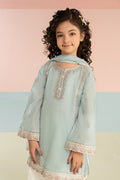 3 Piece Embroidered Lawn Suit - Kids Clothing - available at Maria Faisal in UK and USA.