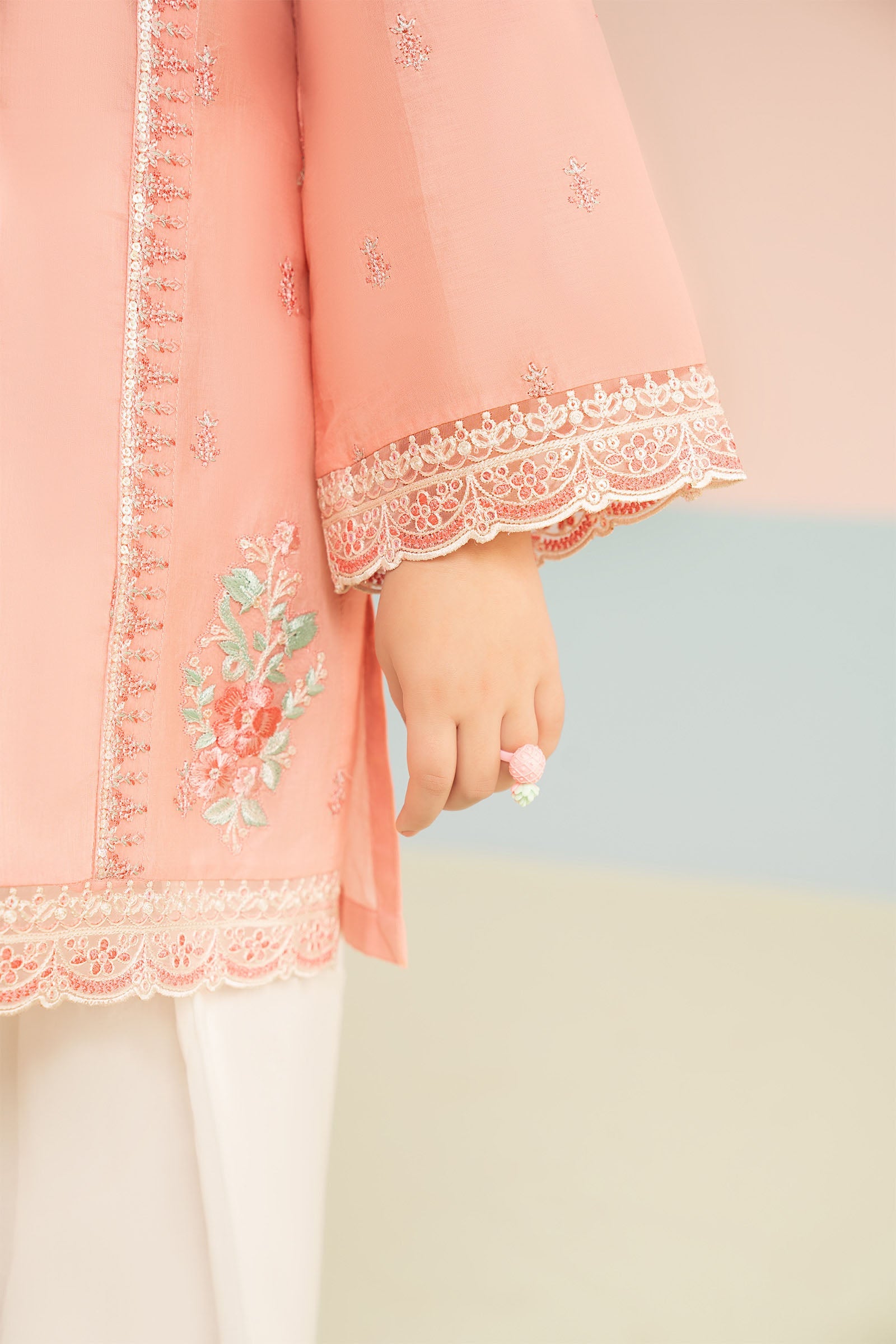 3 Piece Embroidered Lawn Suit - Kids Clothing - available at Maria Faisal in UK and USA.