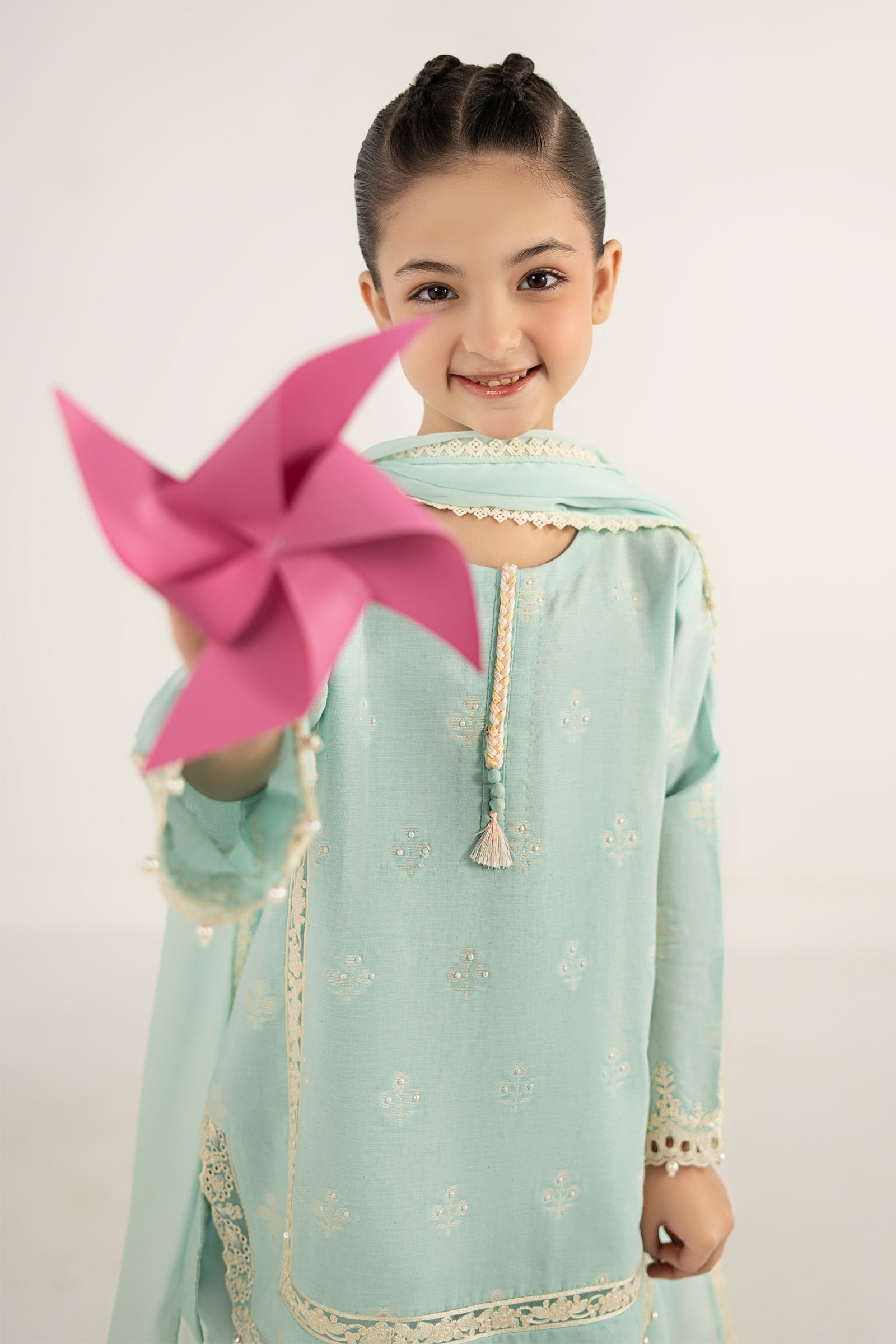 kids-clothes-mkd-ef26-23-blue by Maria B Kids - Designer Dress  - Type : KidsClothes - Available at Libasekhas UK - 100% Original 