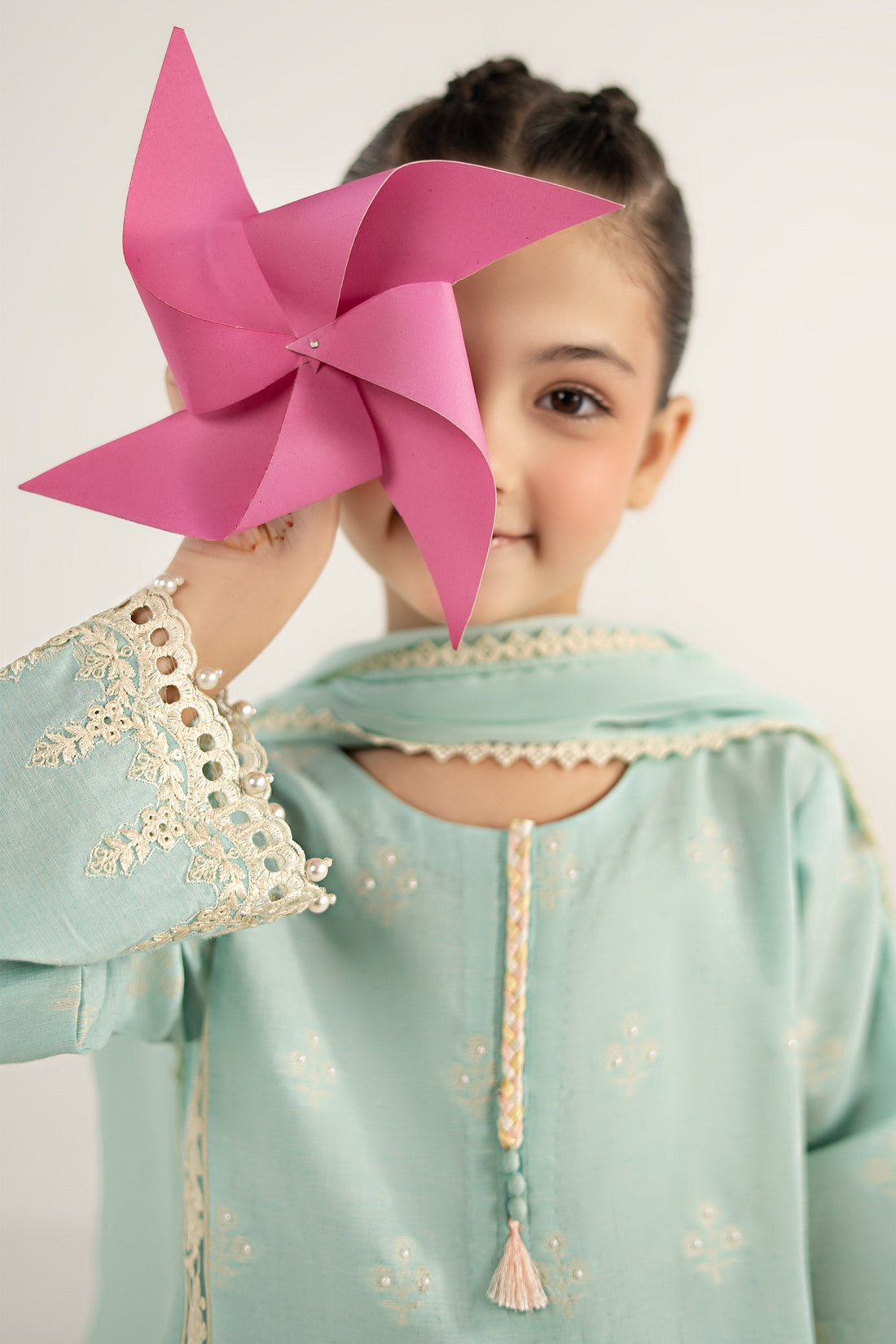 kids-clothes-mkd-ef26-23-blue by Maria B Kids - Designer Dress  - Type : KidsClothes - Available at Libasekhas UK - 100% Original 