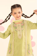 kids-clothes-mkd-ef26-24-green by Maria B Kids - Designer Dress  - Type : KidsClothes - Available at Libasekhas UK - 100% Original 