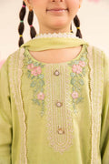kids-clothes-mkd-ef26-24-green by Maria B Kids - Designer Dress  - Type : KidsClothes - Available at Libasekhas UK - 100% Original 