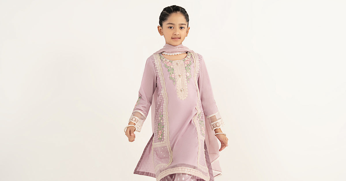 kids-clothes-mkd-ef26-24-purple by Maria B Kids - Designer Dress  - Type : KidsClothes - Available at Libasekhas UK - 100% Original 