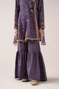 kids-clothes-mkd-ef26-25-purple by Maria B Kids - Designer Dress  - Type : KidsClothes - Available at Libasekhas UK - 100% Original 