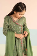 kids-clothes-mkd-ef26-25-green by Maria B Kids - Designer Dress  - Type : KidsClothes - Available at Libasekhas UK - 100% Original 