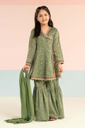 kids-clothes-mkd-ef26-25-green by Maria B Kids - Designer Dress  - Type : KidsClothes - Available at Libasekhas UK - 100% Original 