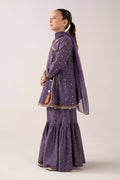 kids-clothes-mkd-ef26-25-purple by Maria B Kids - Designer Dress  - Type : KidsClothes - Available at Libasekhas UK - 100% Original 