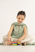 kids-clothes-mkd-ef26-27-ferozi by Maria B Kids - Designer Dress  - Type : KidsClothes - Available at Libasekhas UK - 100% Original 