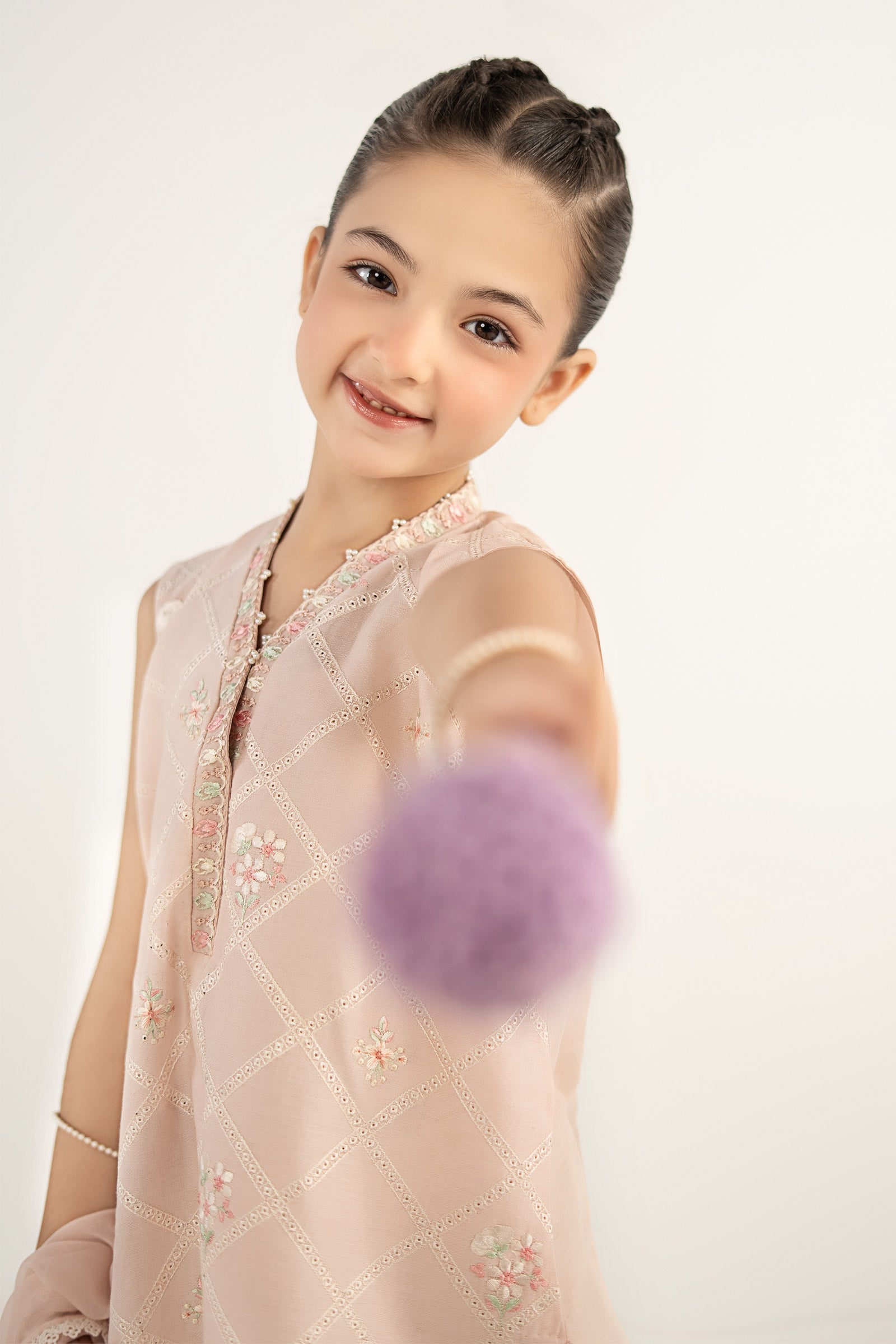 kids-clothes-mkd-ef26-27-pink by Maria B Kids - Designer Dress  - Type : KidsClothes - Available at Libasekhas UK - 100% Original 