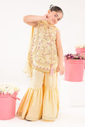 kids-clothes-mkd-ef26-28-yellow by Maria B Kids - Designer Dress  - Type : KidsClothes - Available at Libasekhas UK - 100% Original 