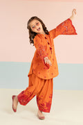 kids-clothes-mkd-ef26-30-orange by Maria B Kids - Designer Dress  - Type : KidsClothes - Available at Libasekhas UK - 100% Original 