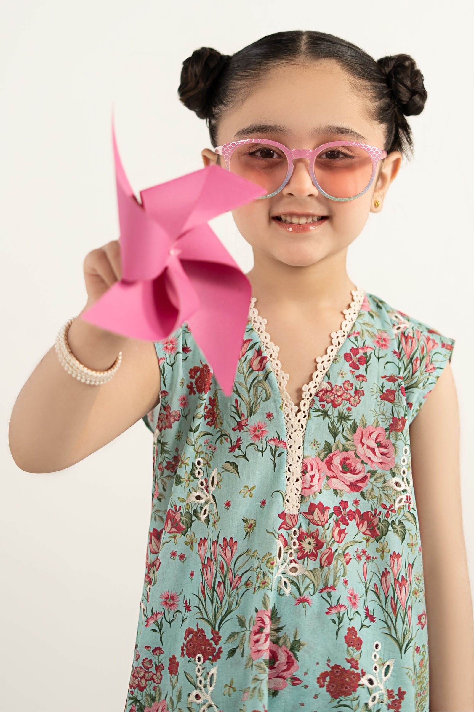 kids-clothes-mkd-ef26-39-blue by Maria B Kids - Designer Dress  - Type : KidsClothes - Available at Libasekhas UK - 100% Original 
