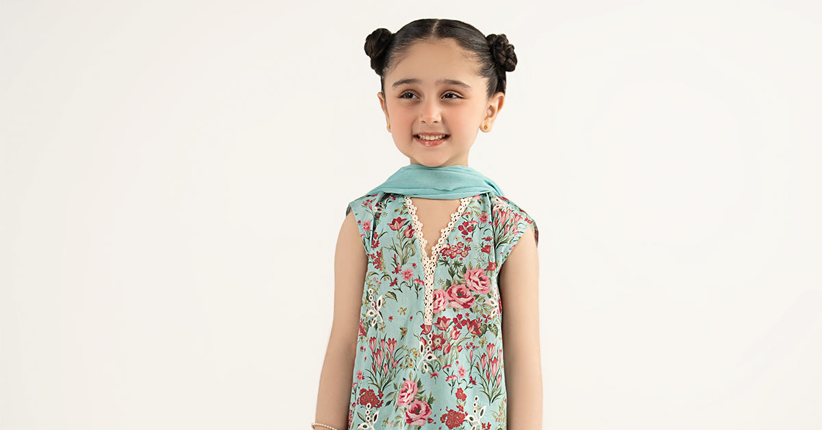 kids-clothes-mkd-ef26-39-blue by Maria B Kids - Designer Dress  - Type : KidsClothes - Available at Libasekhas UK - 100% Original 