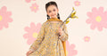 kids-clothes-mkd-ef26-40-dull-yellow by Maria B Kids - Designer Dress  - Type : KidsClothes - Available at Libasekhas UK - 100% Original 