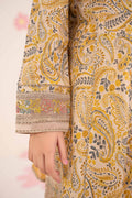 kids-clothes-mkd-ef26-40-dull-yellow by Maria B Kids - Designer Dress  - Type : KidsClothes - Available at Libasekhas UK - 100% Original 